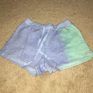 Kids Aqua and blue justice pj shorts